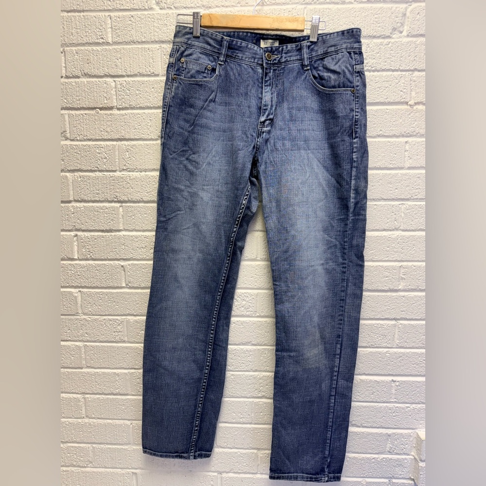 Armani Jeans Men's Straight Fit in Denim Blue Vintage